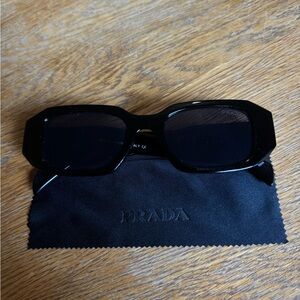 Prada Glossy Black Women's Sunglasses